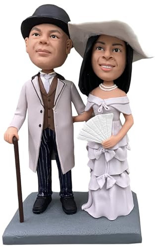 RODMAIE Individuelle Wackelköpfe, personalisierte Hochzeitsgeschenke für Paare, Hochzeit für Paare, einzigartiges Valentinstagsgeschenk (5)