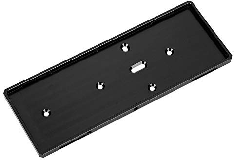 Battery Tray, Aluminum Alloy RC Car Battery Holder Perfect Fitment Directly Replacement for RGT EX86100 1/10 RC Car (Black 680022BL