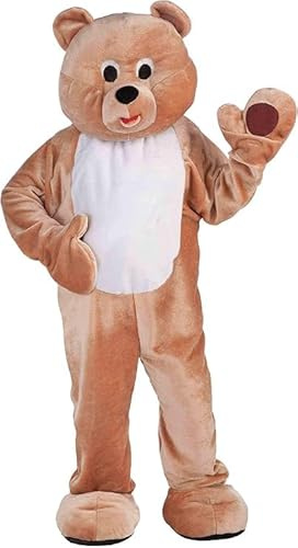 NQBRNG Bear Honey Mascot Costume Adult Halloween Dress Play Costume