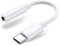 USB C to 3.5mm Jack, Type C to Headphone Adapter Aux Digital Audio Earphone Adaptor, Aux to USB C Headphone Adapter for Sam-sung S24 S23 S22 S21 A55 A54 A53 A35 A15, i-Phone 15 Pro Max (White)