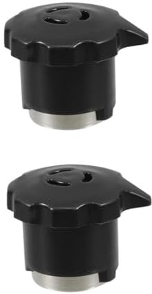 Vaguelly 2pcs Electric Pressure Cooker Accessories Instant Parts Replacement Pot Lid Replacement Instant Accessories Pot Steam Diverter Valve Replacement Pressure Valve Plastic Black