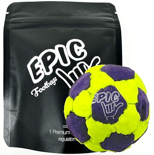 Epic Footbags Klassische Hacky Sack Hacky Sack Bälle für Erwachsene und Kinder, macht die Radioaktivität