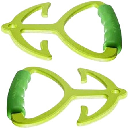 zwxqe Porte-Sac de Courses | Porte-Sac Résistant pour Sacs,Poignée Réutilisable 2 Pièces Léger Design Antidérapant pour Voyage Plage Pique-Nique Camping Linge