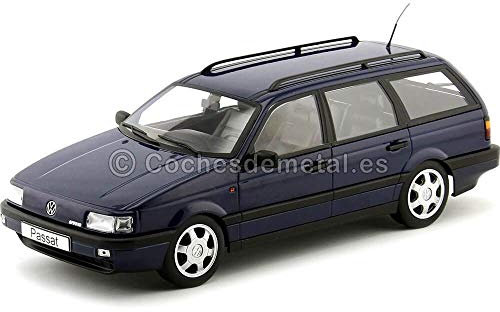 VW Modellauto KK-Scale 1:18 Passat B3 VR6 Variant 1988 dunkelblau Limited Edition 1000 pcs.