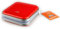 Fatcolo 40 Disc DVD VCD DJ Storage Album Bag Hard Box Double side DVD storage case (red)