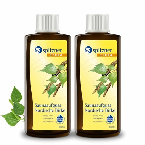 Spitzner Saunaaufguss Vorteilspack - Nordische Birke (2 x 190ml)