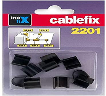 Inofix Cablefix Verbindungen für 2201 Kanäle (8x7mm) schwarz
