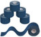 BB Sport 6 Rollen Kinesiologie Tape 5 cm x 5 m Viele Farben E-Book Anwendungsbroschüre Physio Tape Set Elastisch Wasserfest Muskelstraffende Bänder, Farbe:dunkelblau