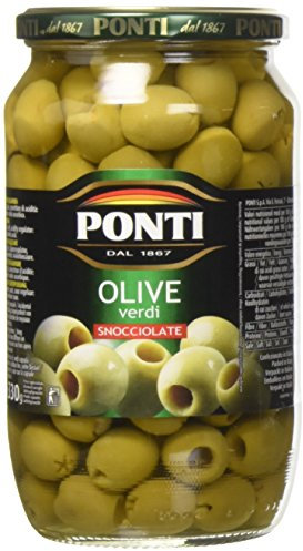 Ponti Olive Verdi Snocciolate, T6 - 6 Vasi da 670 gr
