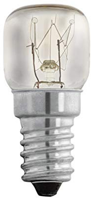 EGLO Halogen E14 Lampe, Backofen Glühbirne 300°C, Lampe Backofen, Halogen Lampe, 15 Watt, 85 Lumen, Leuchtmittel E14 warmweiß, dimmbar, 2200 Kelvin, Backofenlampe T22, Ø 2 cm