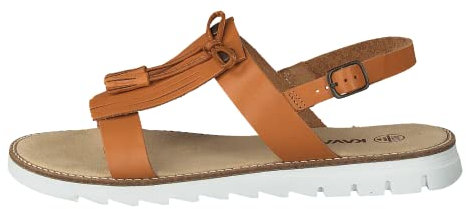 Kavat Mädchen Risby Riemchensandalen, Braun (Light Brown)
