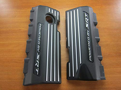 Mopar Dodge Charger Challenger Motorabdeckung links und rechts mit SRT-Emblem