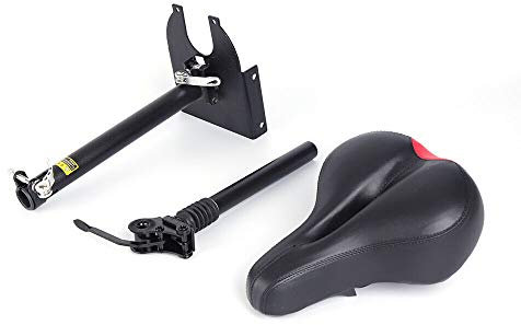 Elektro Scooter Sitz, E Scooter Sitz Klappbar, Stoßfester Rollersattel Nachrüsten, E Roller Sitz für Erwachsenenroller, 50-68cm Höhenverstellbar Elektroroller Sitz für Xiaomi 365 Scooter