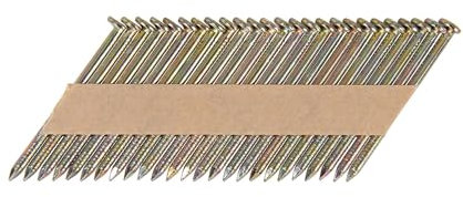 Dapetz ® Galvanised Ring Nails 3.1 x 50 mm 34° Paper Collated Clipped D-Head Air Framing Nails for Nailer Guns Home Decor, Woodwork, Furniture Outdoor, Fence and Crafts DIY