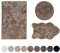 Schöner Wohnen Kollektion Hochwertiger Kunstfell Teppich flauschig - Teppich Wohnzimmer - Hochflorteppich Lammfell Schaffell - Dekofell rechteckig Cappuccino 80 x 150 cm