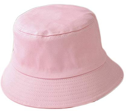 B-HOT 2Pcs Bobs Été pour Adulte Enfant Chapeau de Pêche Soleil Pliable Plage Camping Randonnée Rose