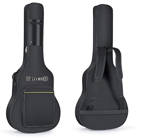 LHTECHTOY Borsa per Chitarre Acustiche Classiche da 39 40 41 Pollici, Morbida, Custodia con Imbottitura 8mm universale, Guitar Bag