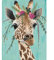 Diamond Painting, 5D Diamant Painting Bilder, DIY Cross Stickerei Malerei Kits, Wohnzimmer Schlafzimmer Büro Wand Und Eingang Dekoration, Geschenk, Giraffe, 30x40 cm