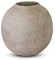 Loberon Vase Samai – Handgemachtes Finish, Klassisches Design, Antikbeige, perfekt für Trockengestecke – Polyresin, antikbeige