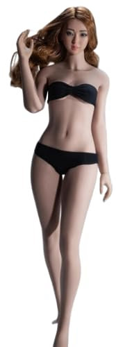 HiPlay TBLeague Seamless Action Figure Proportional Body Type and Small Bust 1:6 Scale S47B(Suntan, Without Head, Attached Feet)