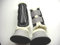 Generisch Set Gamaschen Beinschoner Hufglocken Hufschoner weiß/schwarz mit Glitzer als Set (Warmblut)
