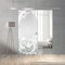 BOSS Porta Scorrevole in vetro modello TOSCANA 90x215 cm (60/80/90 cm) 8 mm, vetro Satinato, Nano rivestito bianco, kit hardware complete (90x215 cm, SINISTRA)