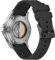 Kai Tian 22mm Edle Gebogene Band Gummi Schwarze (schwarze Schnalle) Uhrenarmband Fit Uhrenarmband für Männer Frauen