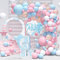 Mizontami 149 Pezzi Kit Ghirlanda di Palloncini Rosa e Blu per Rivelazione di Genere - Decorazioni Baby Shower con Arco e Coriandoli