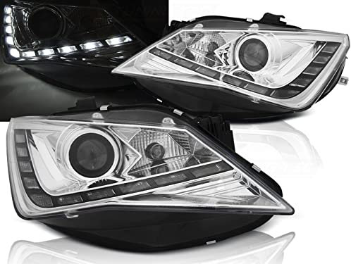 Led Tagfahrlicht Scheinwerfer für Seat Ibiza 6J Facelift chrom 2012-2015