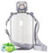 Darryy Gourde Sport, Gourde Plate, Bouteille eau Sport Plate, bouteille d'eau, Bouteille Plate Transparente, Gourdes de Camping et Randonnée, gourde sans bpa 750 ml (gris)
