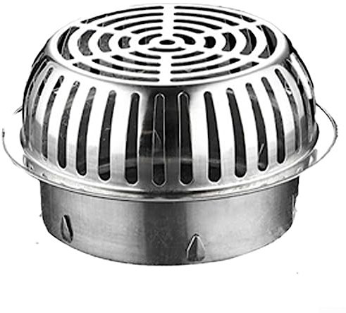 Edelstahl Anti-Clog Dach Boden Abfluss, Multi Größe Dachrinne Kanalisation Abflussfilter, geeignet für Hof Dach Anti-Blockierung Bodenablauf, 160 mm