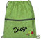minimutz Kindergarten Turnbeutel mit Name | Personalisierter Schuhbeutel mit Tiermotiv Drache Diego Dragon | Sportbeutel zum Zuziehen Kinder-Rucksack