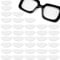 WiseJoy 20 Paar Brillen Nasenpads, Klar Weiche Selbstklebende Nasenpads Brillen Nasenpad für Brillen und Sonnenbrillen, Rutschfeste Selbstklebende Nasenpads