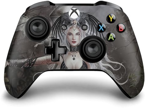 Head Case Designs Offizielle Nene Thomas Schädel Königin des Havoc Drachen Gotisch Vinyl Haut Gaming Aufkleber Abziehbild Abdeckung kompatibel mit Xbox One S/X Controller
