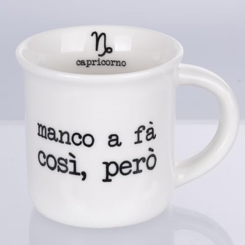 Villa d'Este Home Tivoli Espressotasse 90 ml Porzellan Steinbock S.P.Q.eRe Sternzeichen
