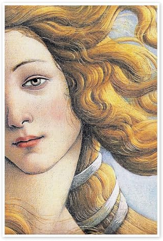 Die Geburt der Venus (Detail) I Poster von Sandro Botticelli 40 x 60 cm Wandbilder Wanddeko