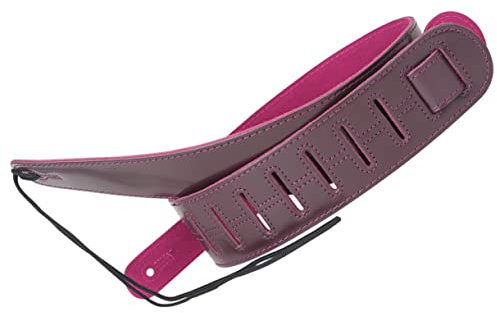 TOYANDONA Leder Gitarrenhalsgurt Verstellbarer Gitarrentragegurt Gitarre Breiter Gitarren-performance-gurt Mit Bequemer