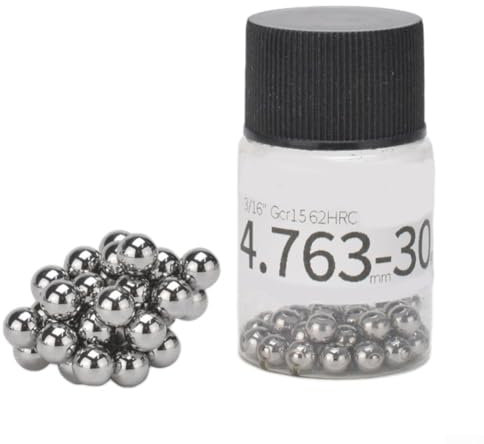 Hochleistungsstahlkugeln für Mountainbikes, ideale Größe 6 35 mm für Naben und Räder (4,763 mm, 30 Stk.)
