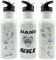 Botella agua niños. Botella personalizada. Cantimplora metálica. Water bottle. Regalos originales para hombre y mujer. Regalos para deportistas. Straw Stop 600ml. Ski. Esqui