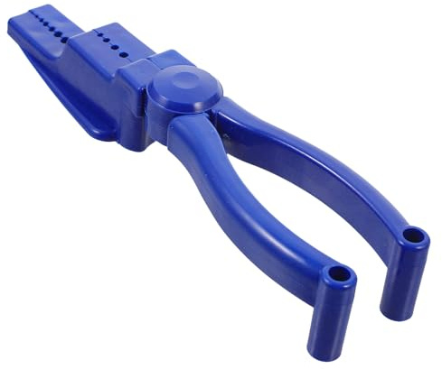 HAMPPLIES Nail Holder Plier Finger Protective Guide Plastic Hammering Nailing Aid Joint Plier for Construction and Household Nail Fixing