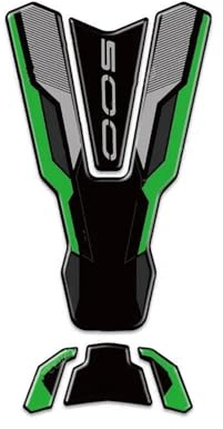 JAYWIS Adesivi Per Serbatoio Carburante Laterale Per Kawasaki Per Z500 Per Z 500 2024, Adesivi Di Protezione Impermeabili gas serbatoio pad(Verde,X-3)