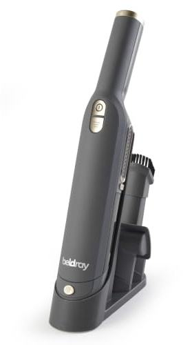 Beldray Dyno Digital Handheld Vacuum Cleaner, Cordless, 11.1V | Dual Speed Settings, 100ml Easy-Empty Container, Washable Reusable HEPA Filter, Storage Base, Crevice Brush Pet Turbo Tools