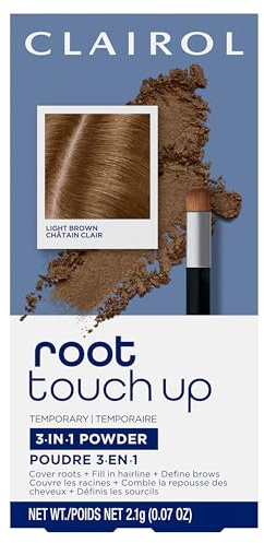 Clairol Root Touch-Up Temporary Corrector Powder, Light Brown, 1 unit