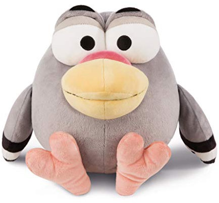 Nici 44244 Kuscheltier Taube Guano 30cm, aus der beliebten Serie Pat der Hund, grau