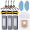 KEEPOW 16 Zubehör Set für Ecovacs Deebot Ozmo N8 N8+ N8 PRO T8 Pure T8 T9 T9+ Staubsauger Roboter, Ersatzteile 1 Hauptbürste 3 Filter 4 Seitenbürste 1 Staubbeutel 2 Wischtücher 5 Tücher