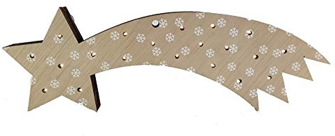 Estrella Belen Madera con luz led