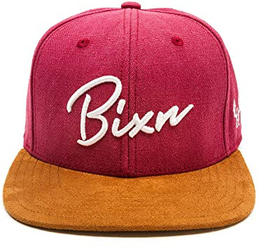 Du Hirsch Bayerisches Snapback Cap Erwachsene Bixn Weinrot Canvas One Size