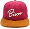 Du Hirsch Bayerisches Snapback Cap Erwachsene Bixn Weinrot Canvas One Size