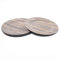 Rammento Set di 4 sottopiatti in plastica marrone effetto legno da 33 cm, riutilizzabili, piatti decorativi durevoli per casa e cucina, eleganti piatti da portata rustici per feste e cene