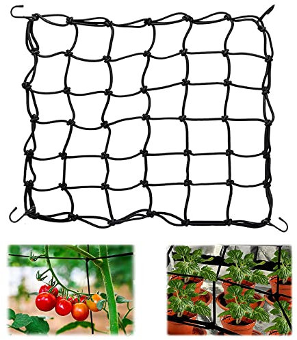 ZEACCT Hydroponic Grow Room Scrog Net 80cm * 80cm - 120cm * 120cm - Schwarz - Latex - Pflanzenstütznetz